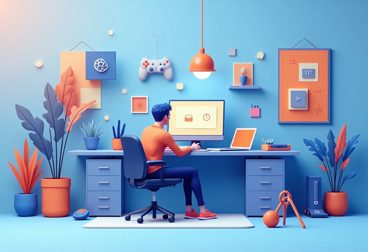 Relaxing gaming moments