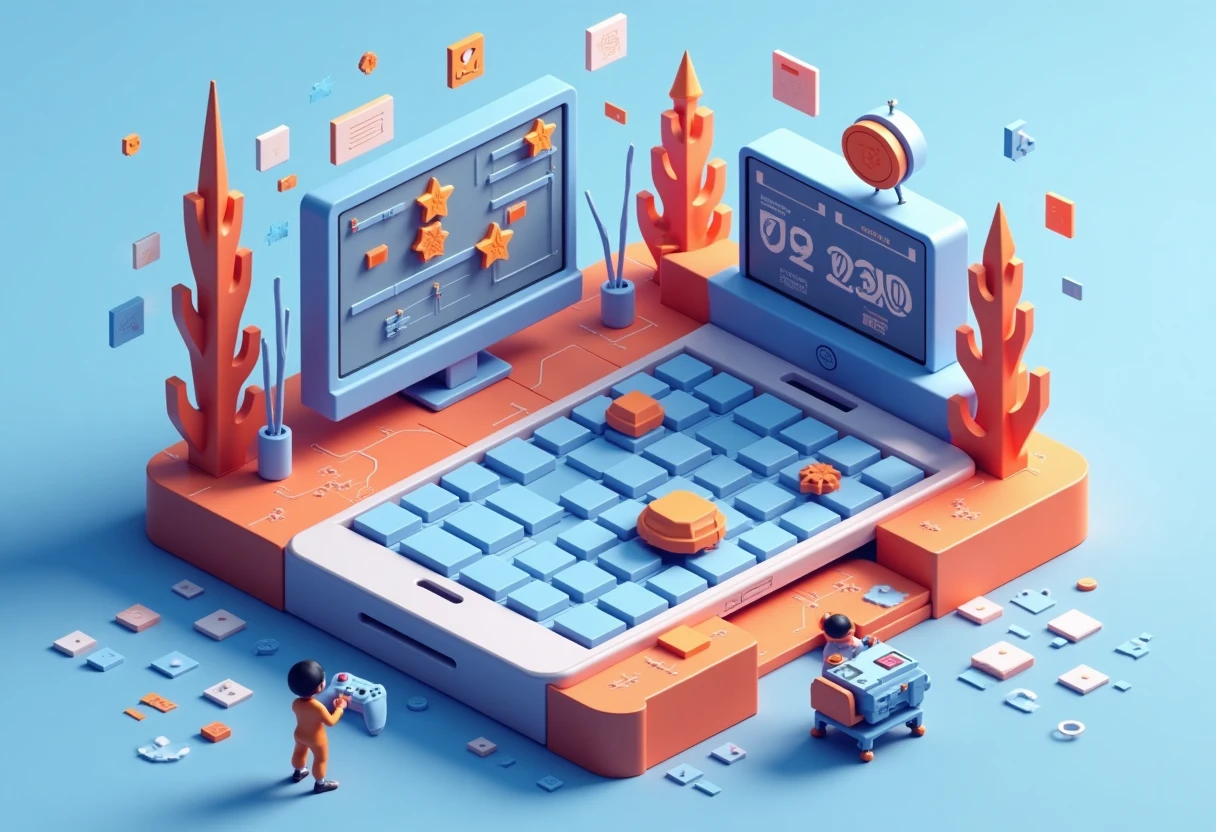 Intricate mobile game puzzle