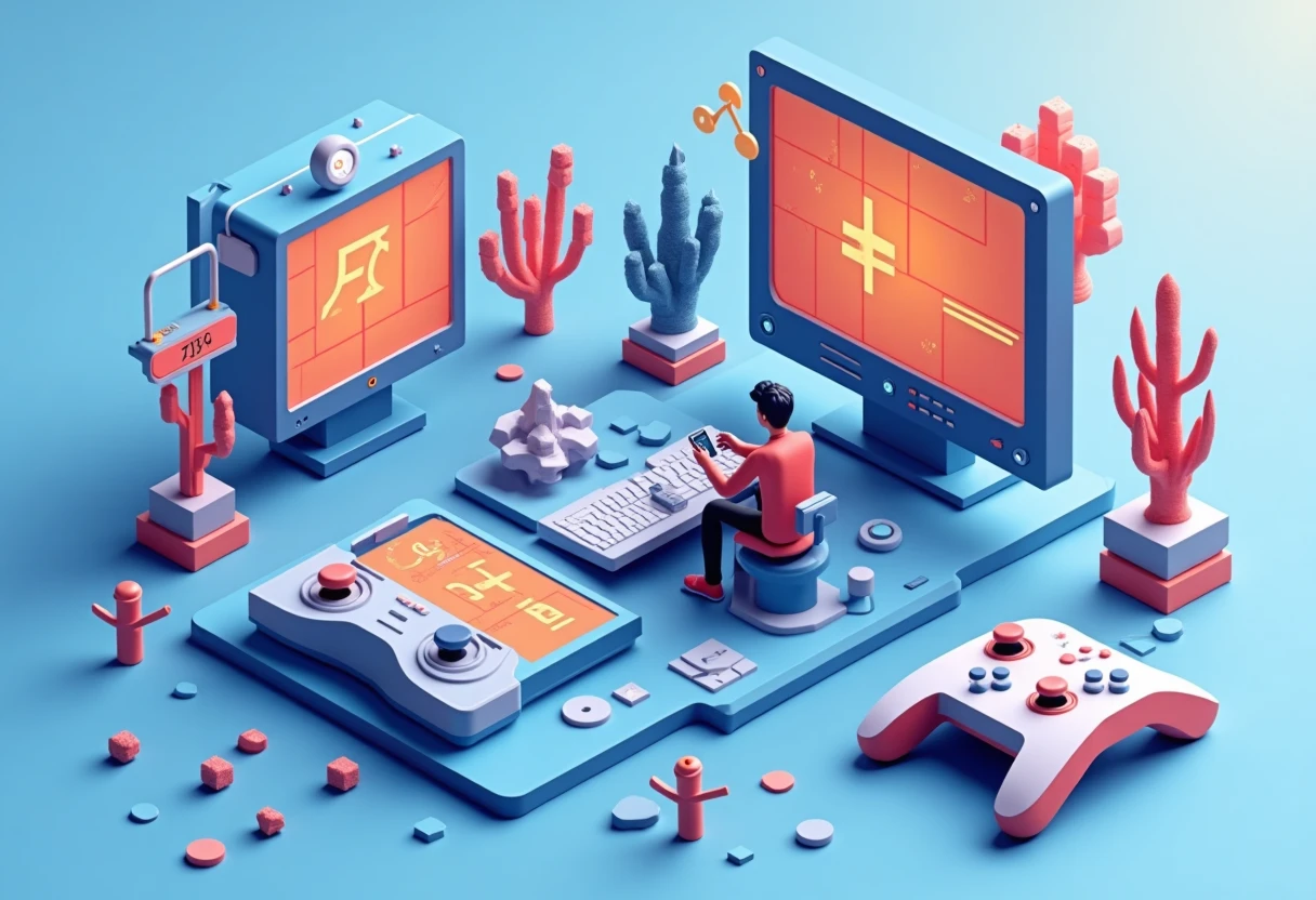 Creative mobile game world