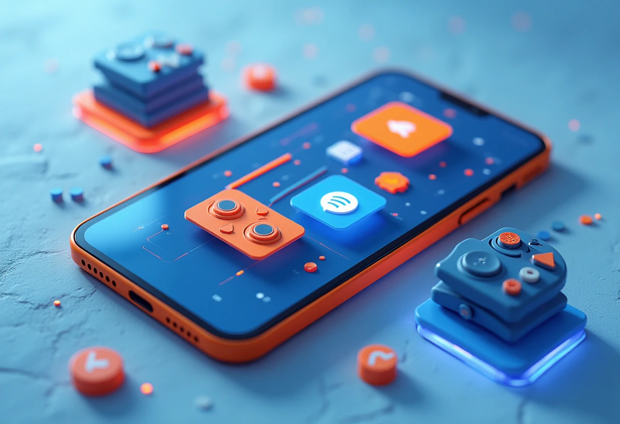 Smart productivity app interface